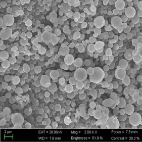 アトマイズシルバーグレー微細球状アルミニウム粉末